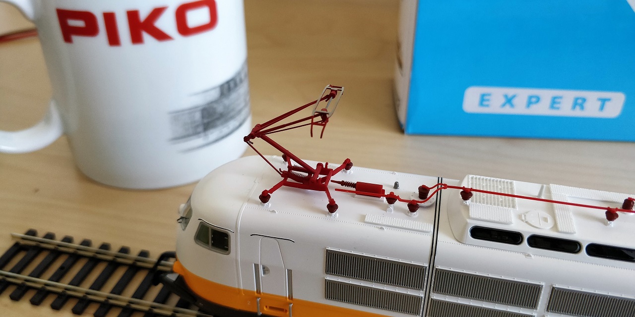 A model train