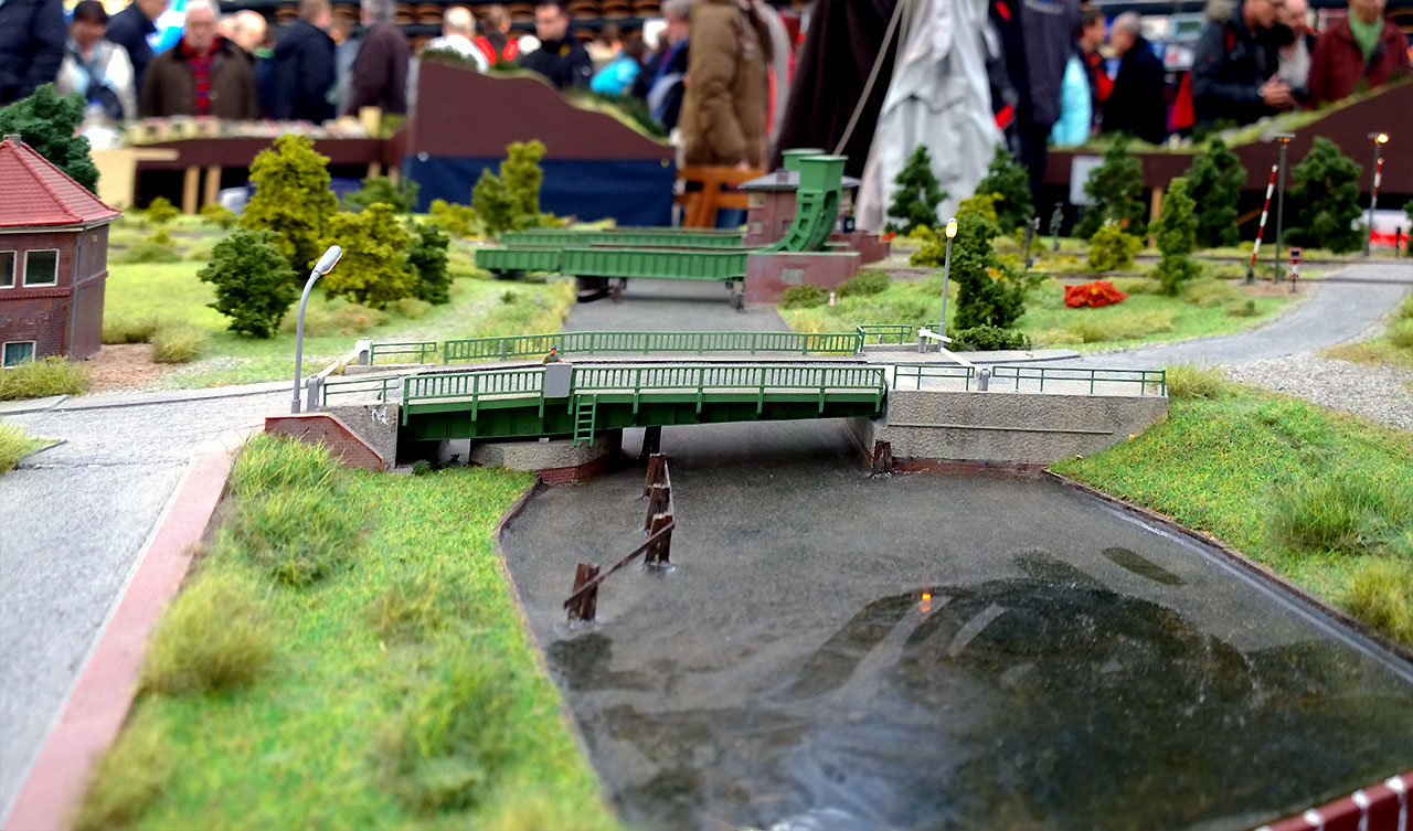 A model train