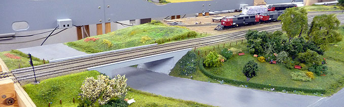 A model train