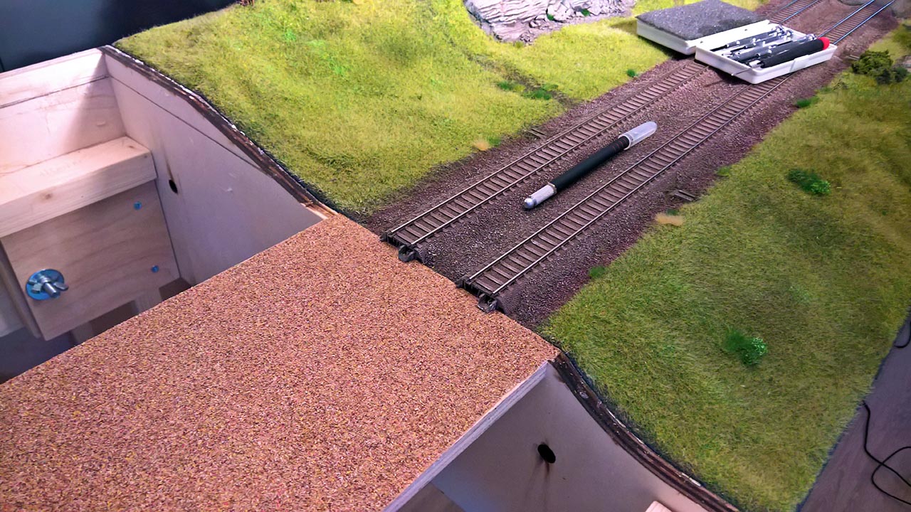 A model train