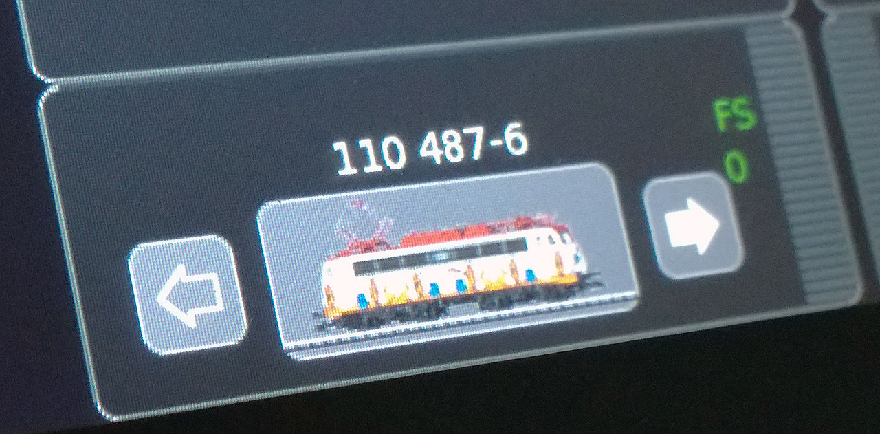 A model train