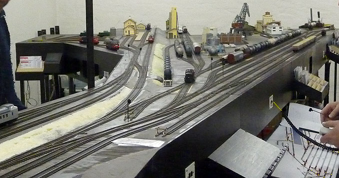 A model train