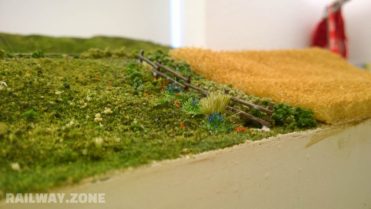 A model train