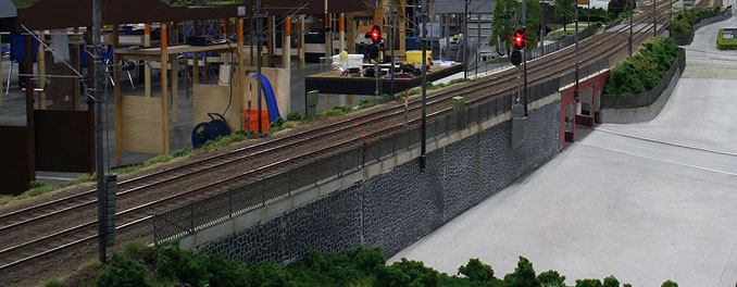 A model train