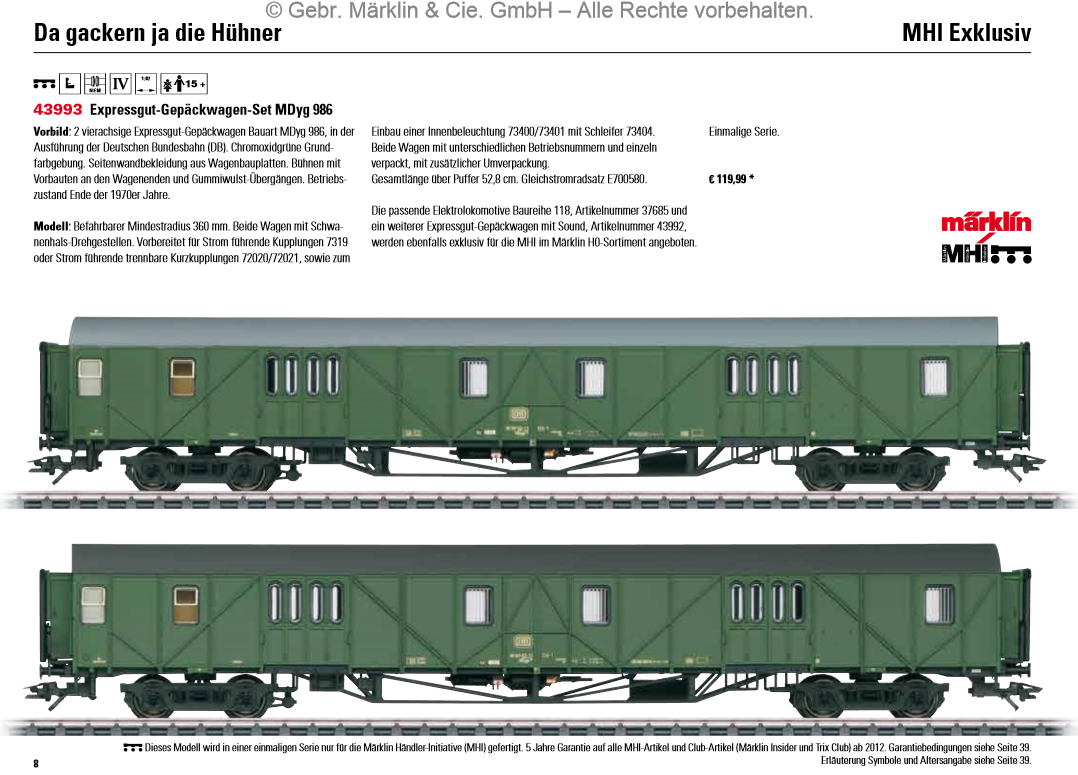 A model train