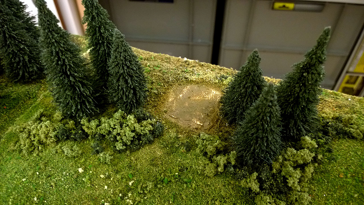 A model train