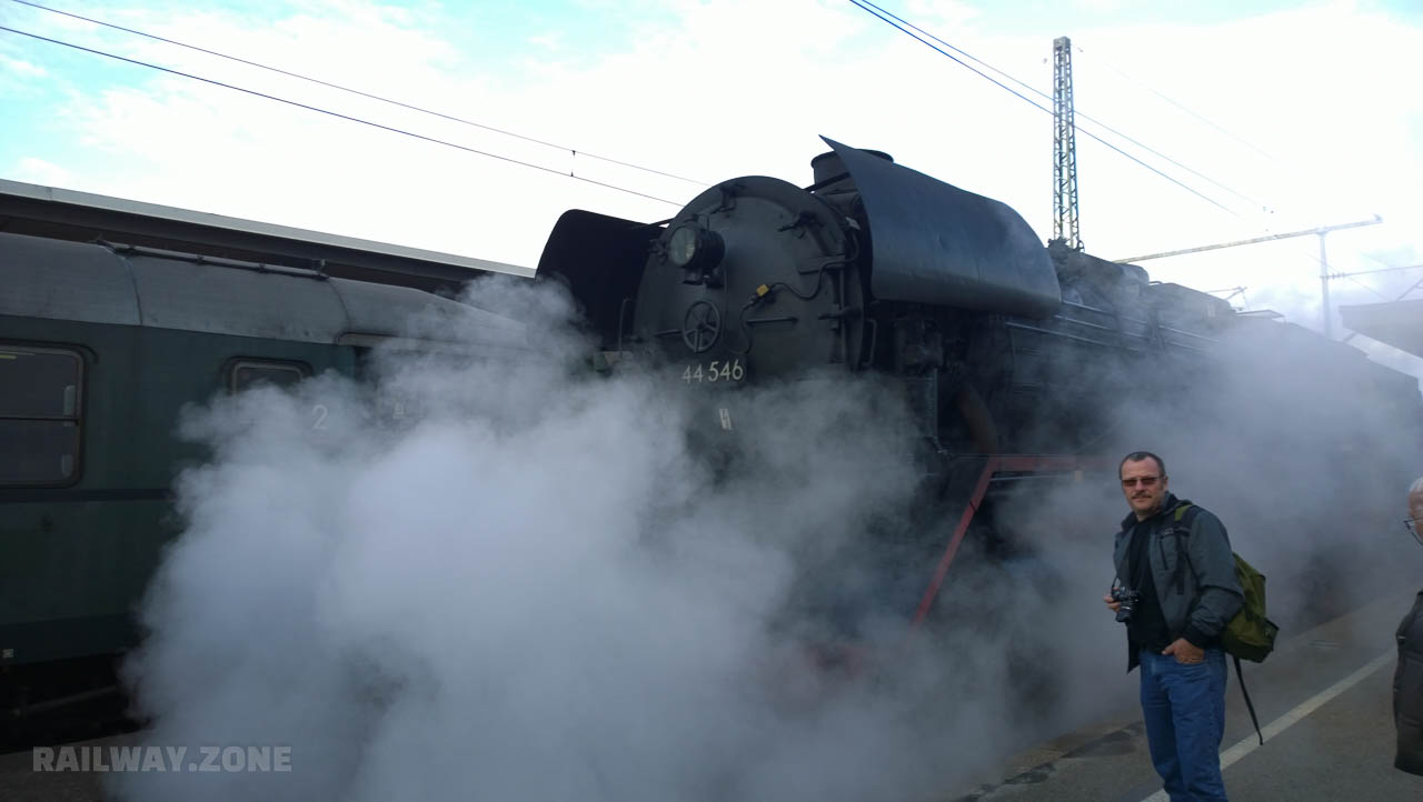 A model train