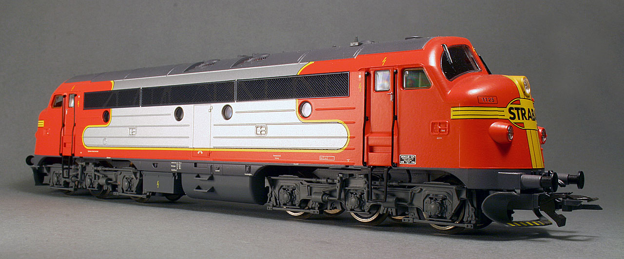 A model train