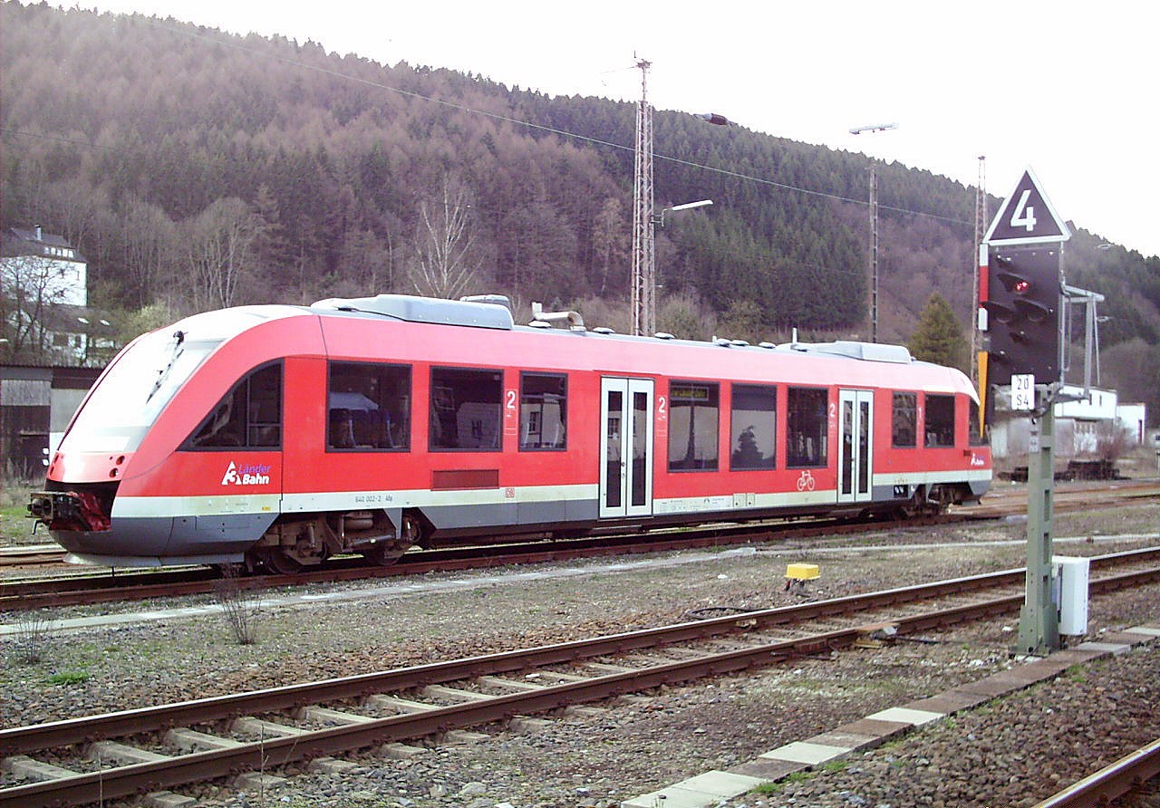A model train