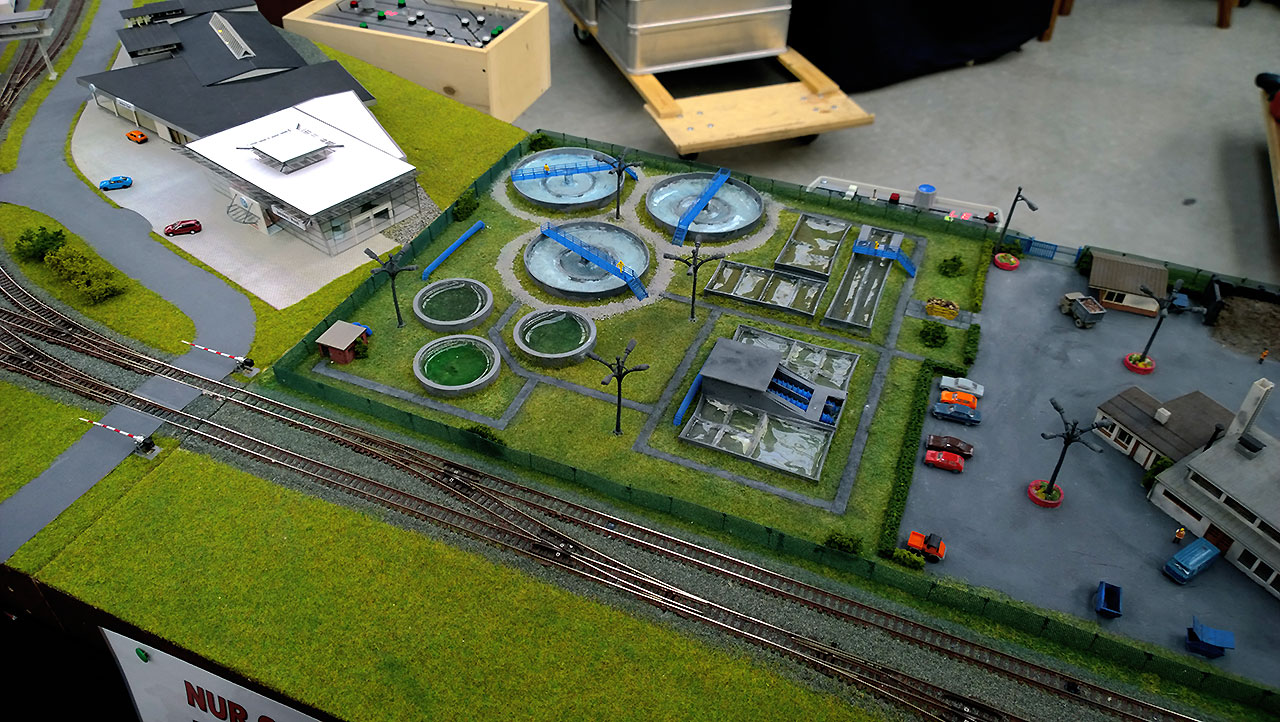 A model train