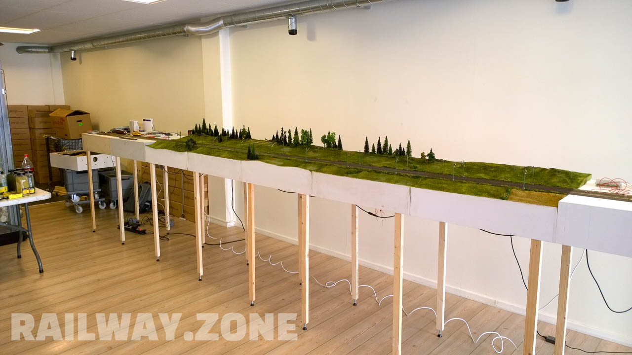 A model train