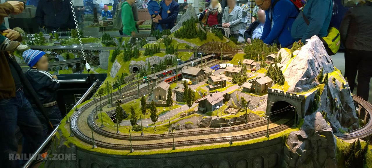 A model train