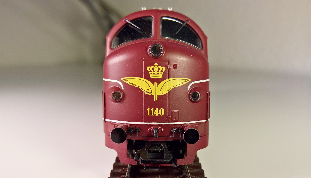 A model train