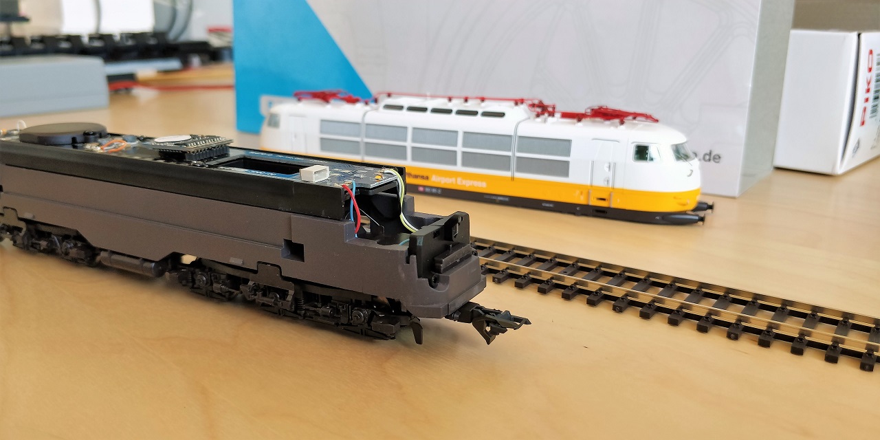 A model train