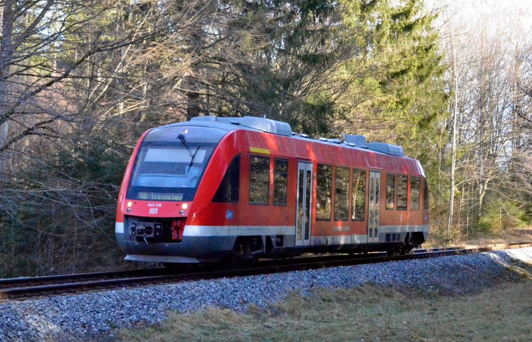 A model train
