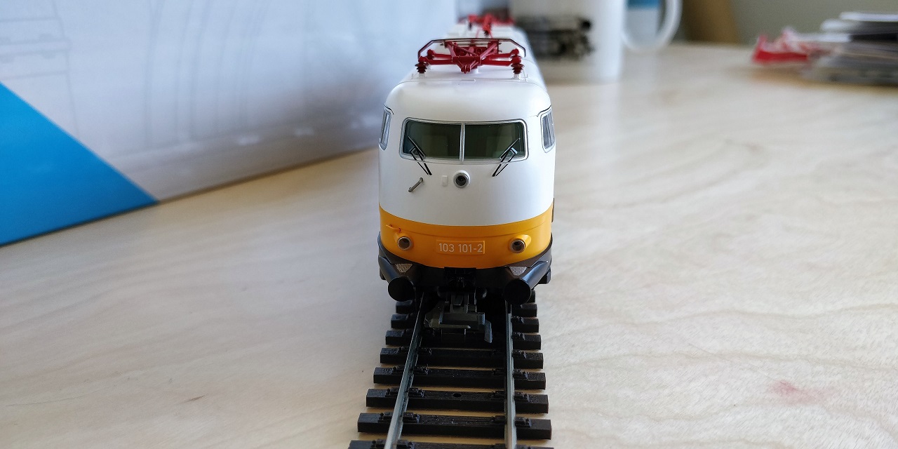A model train