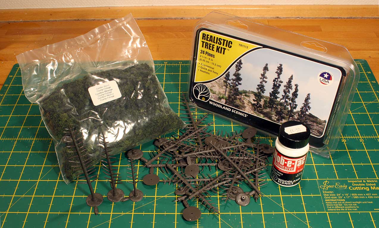 A model train
