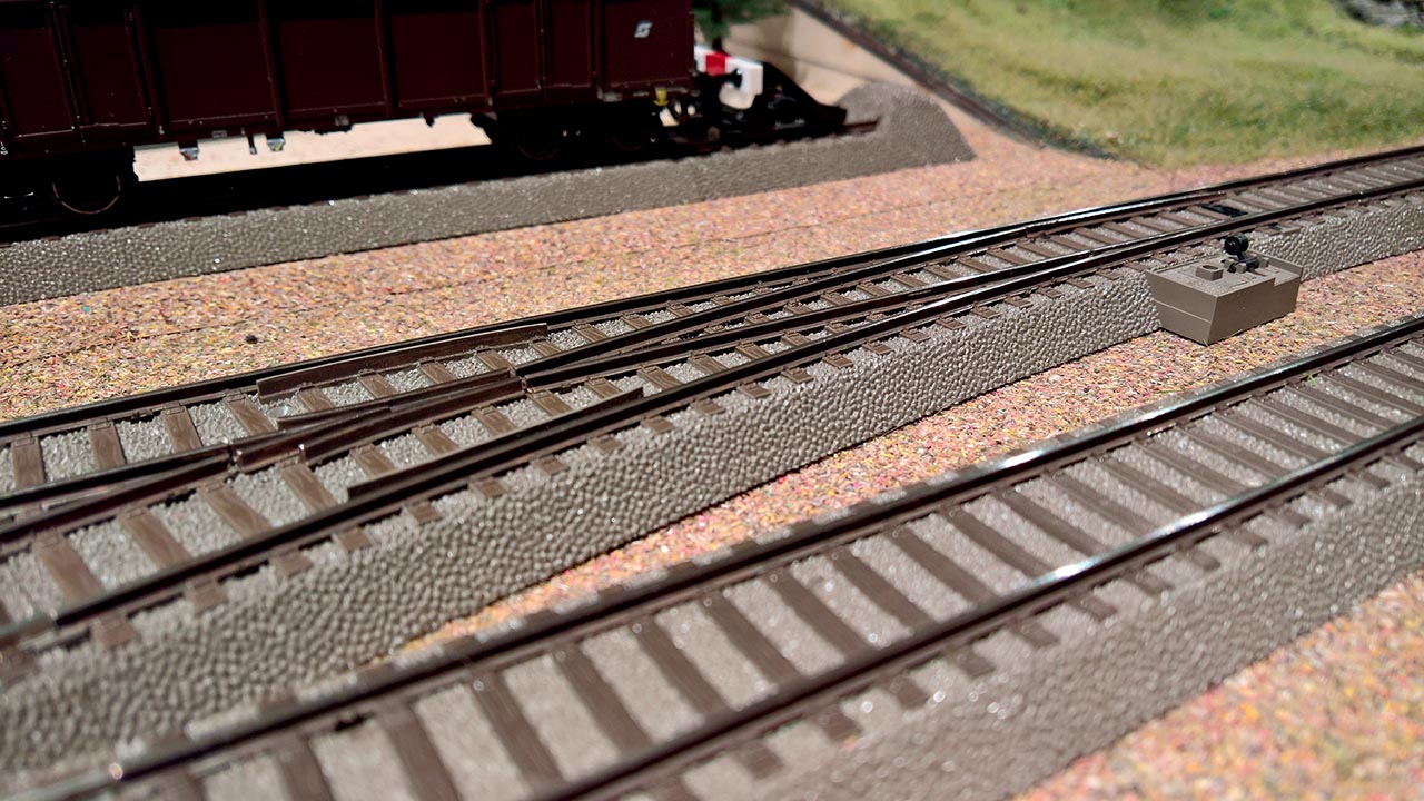 A model train