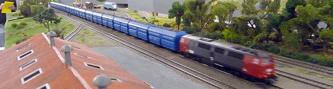A model train