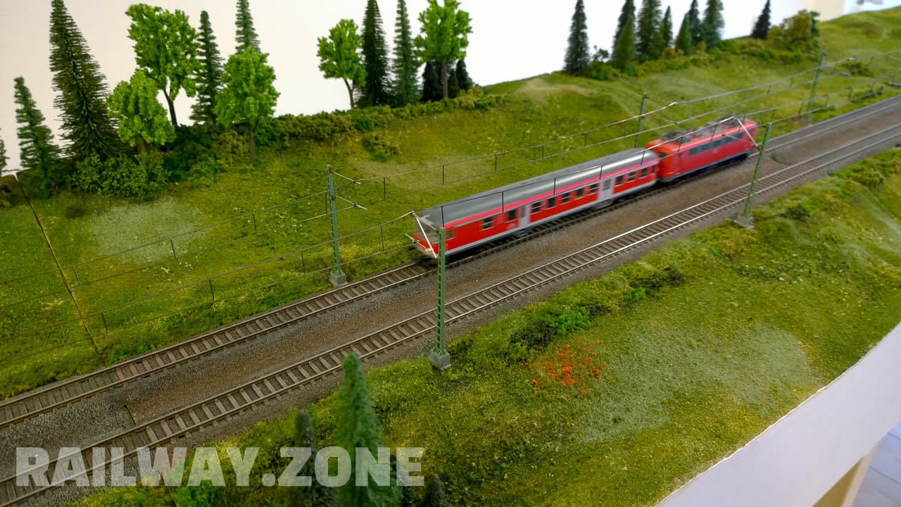 A model train