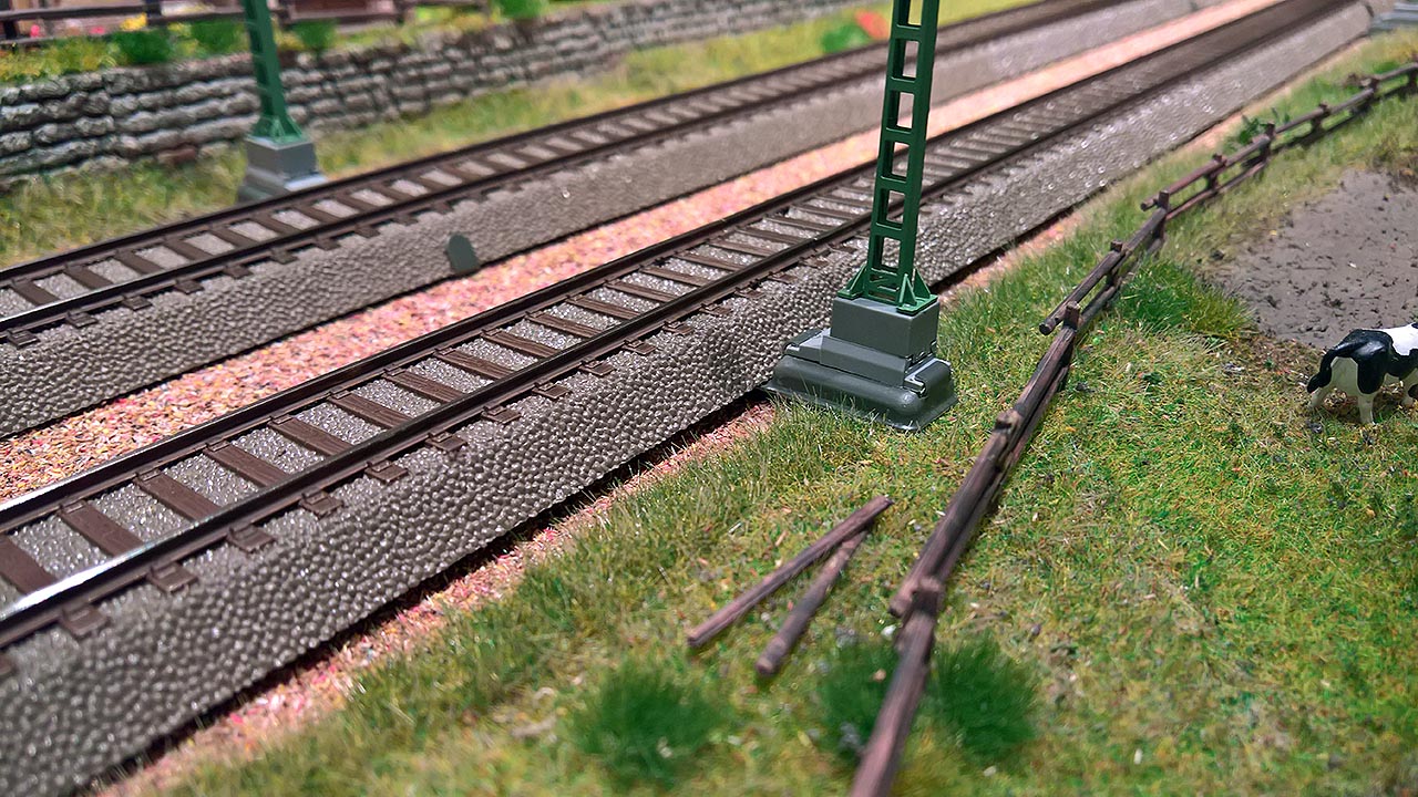 A model train