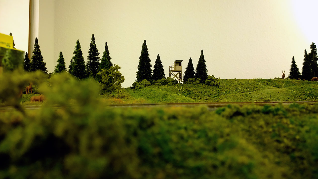 A model train