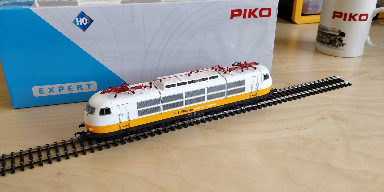 A model train