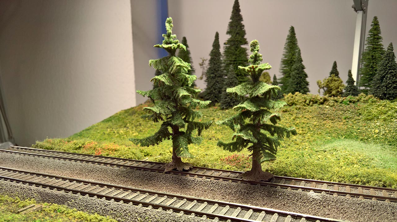 A model train