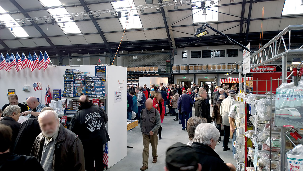 A model train