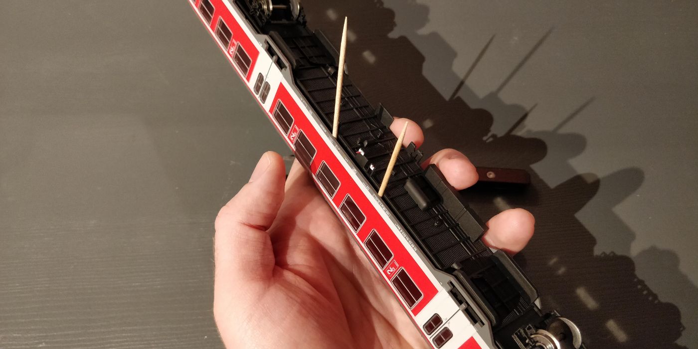 A model train