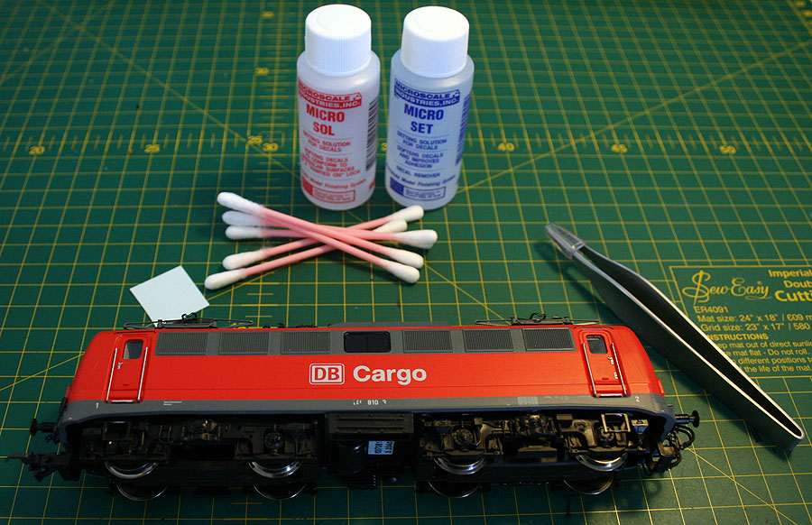 A model train