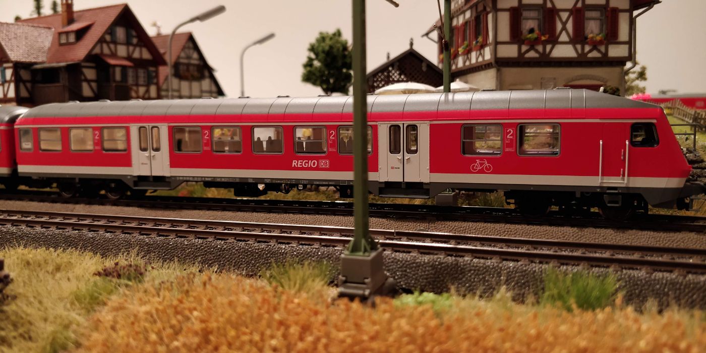 A model train