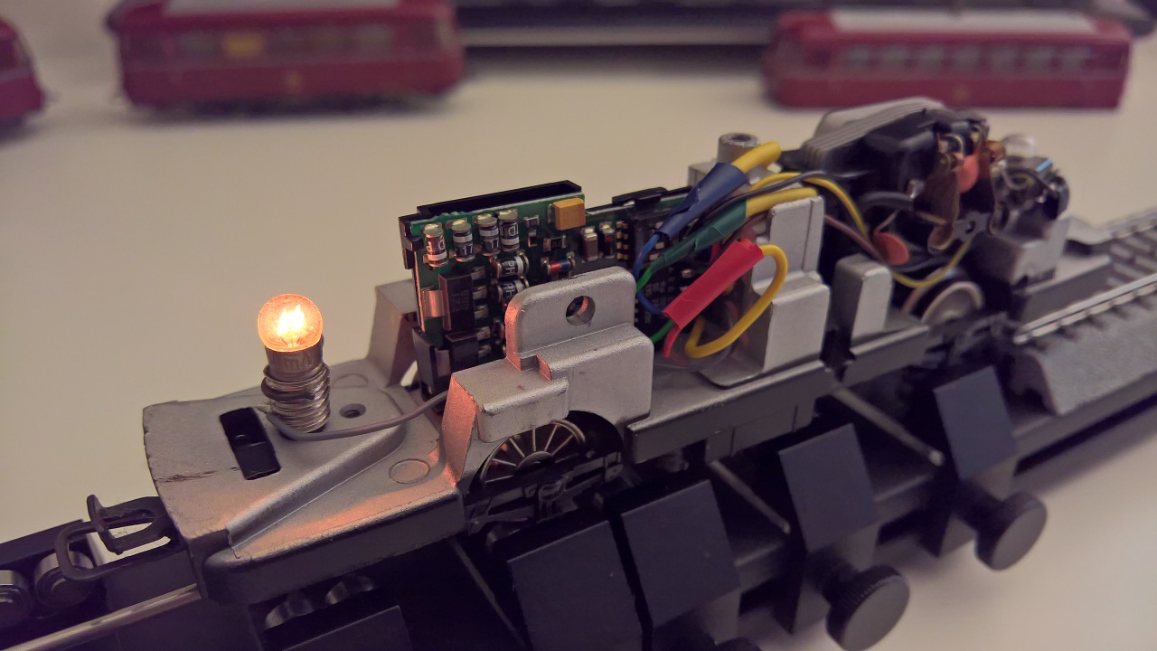 A model train