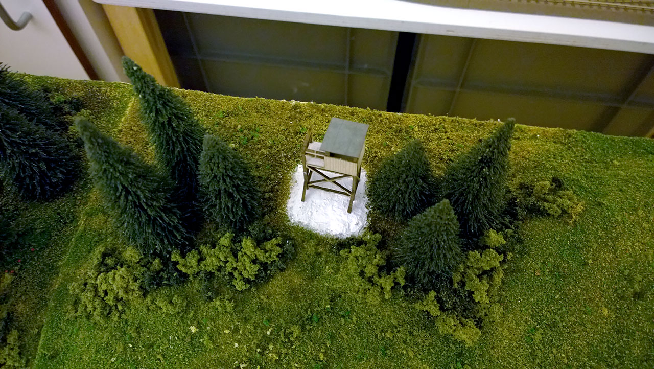 A model train
