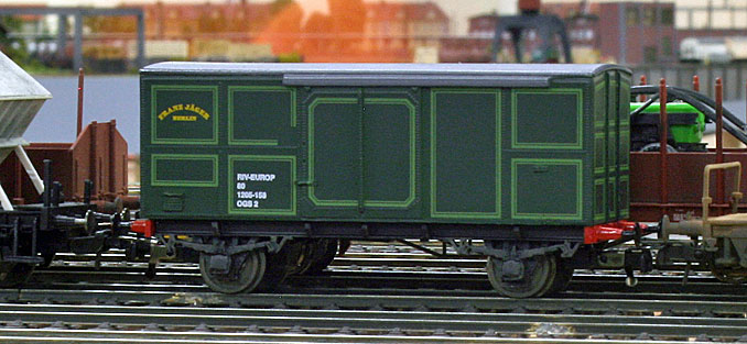 A model train