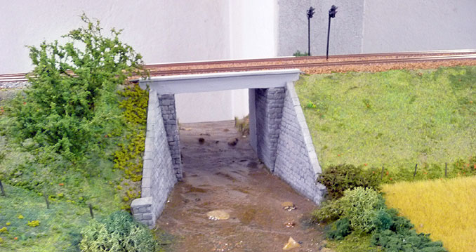 A model train