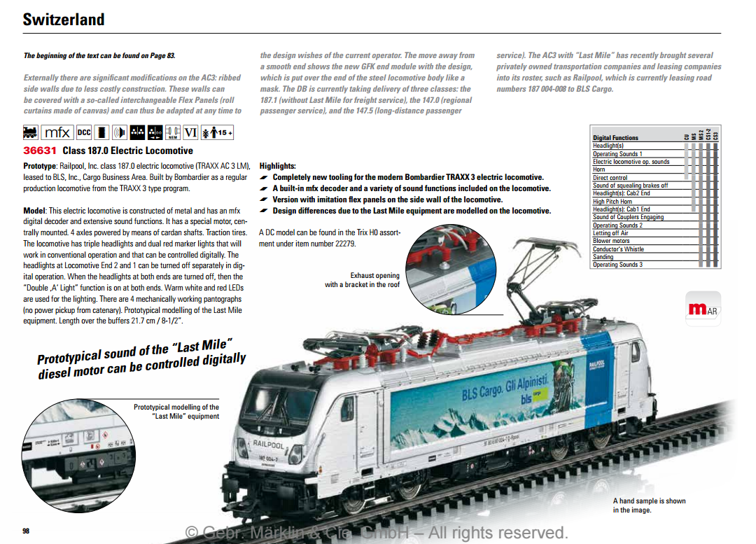 A model train