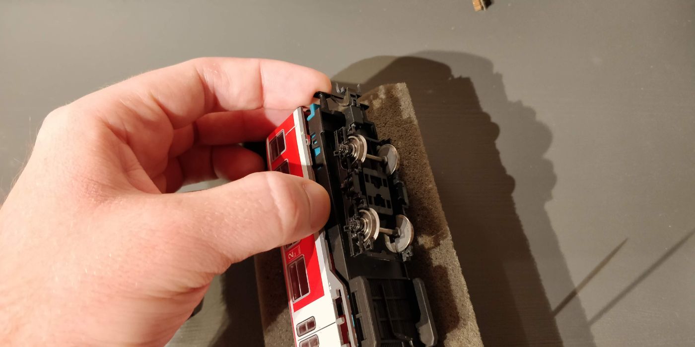 A model train