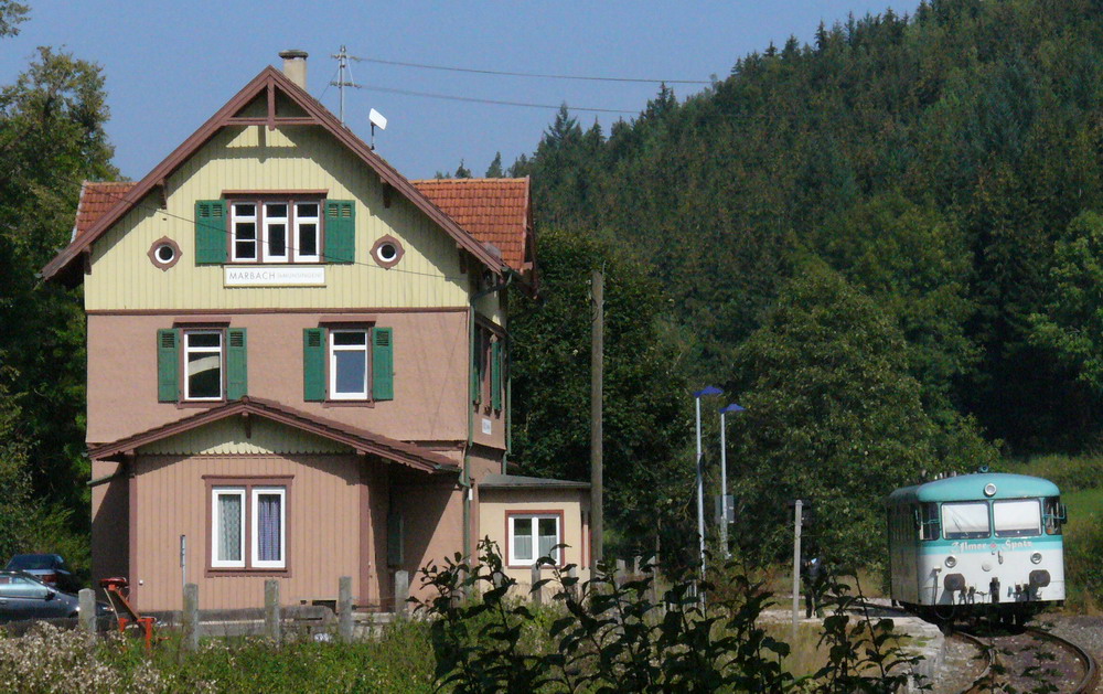 A model train