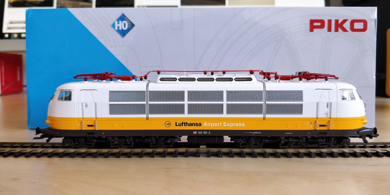 A model train