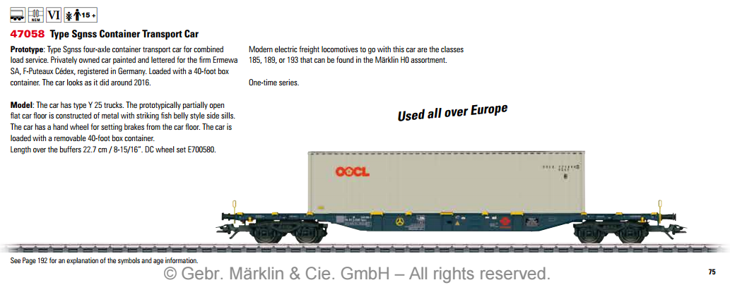 A model train