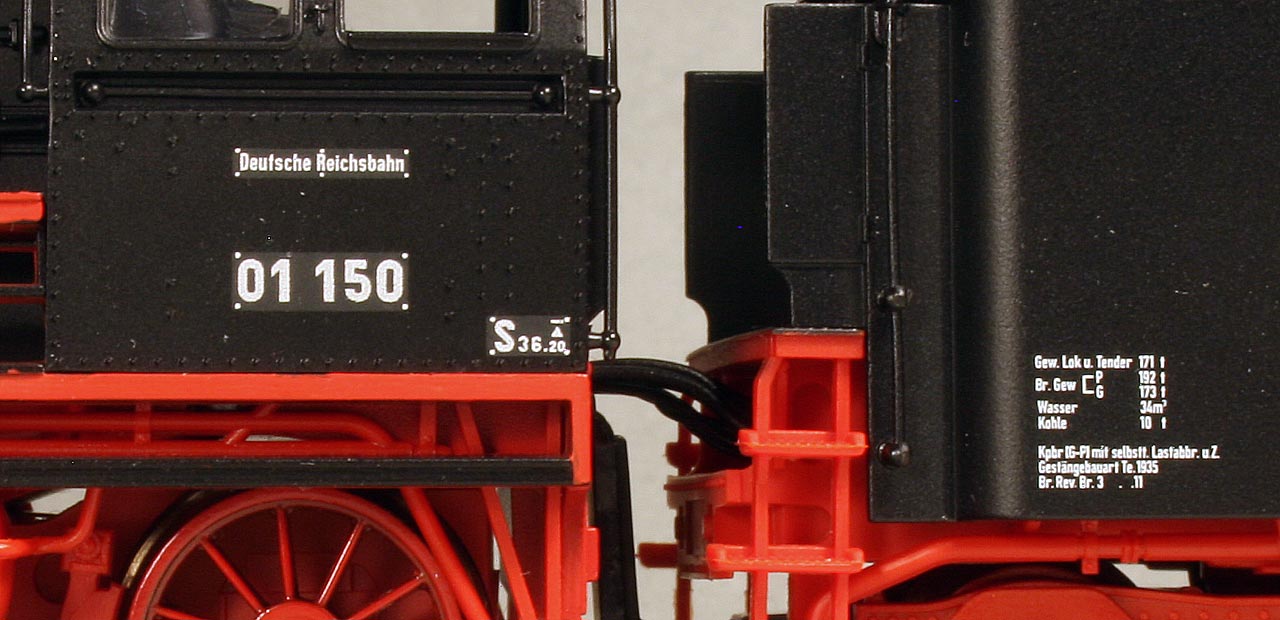 A model train