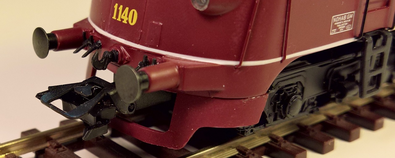 A model train