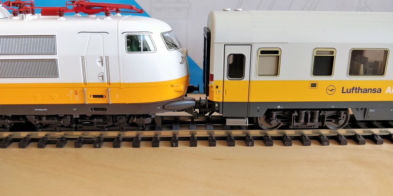 A model train