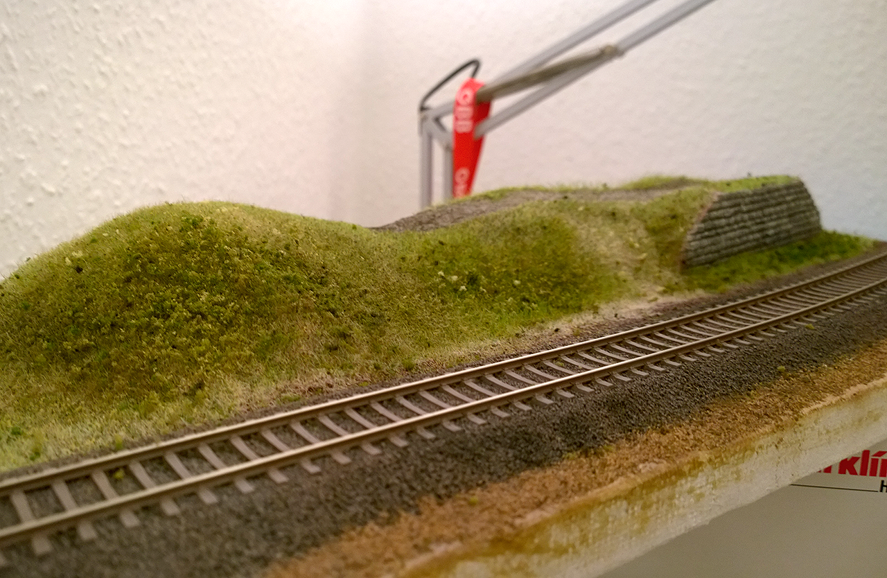 A model train