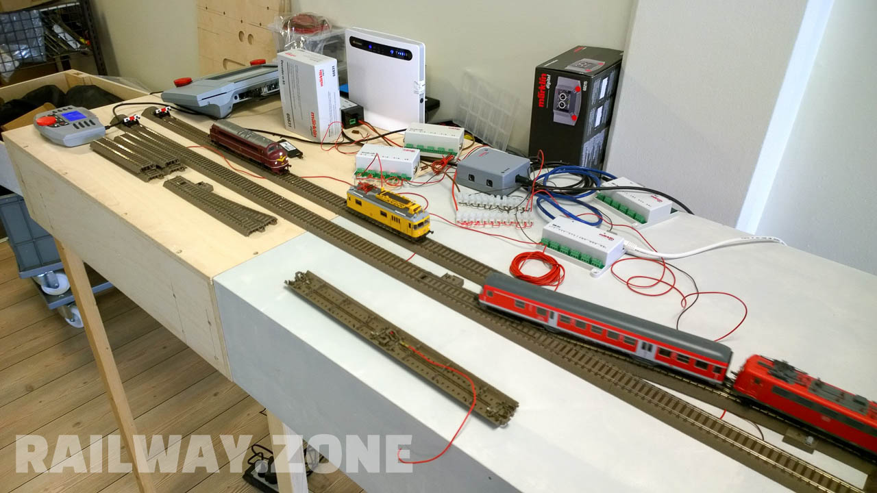 A model train