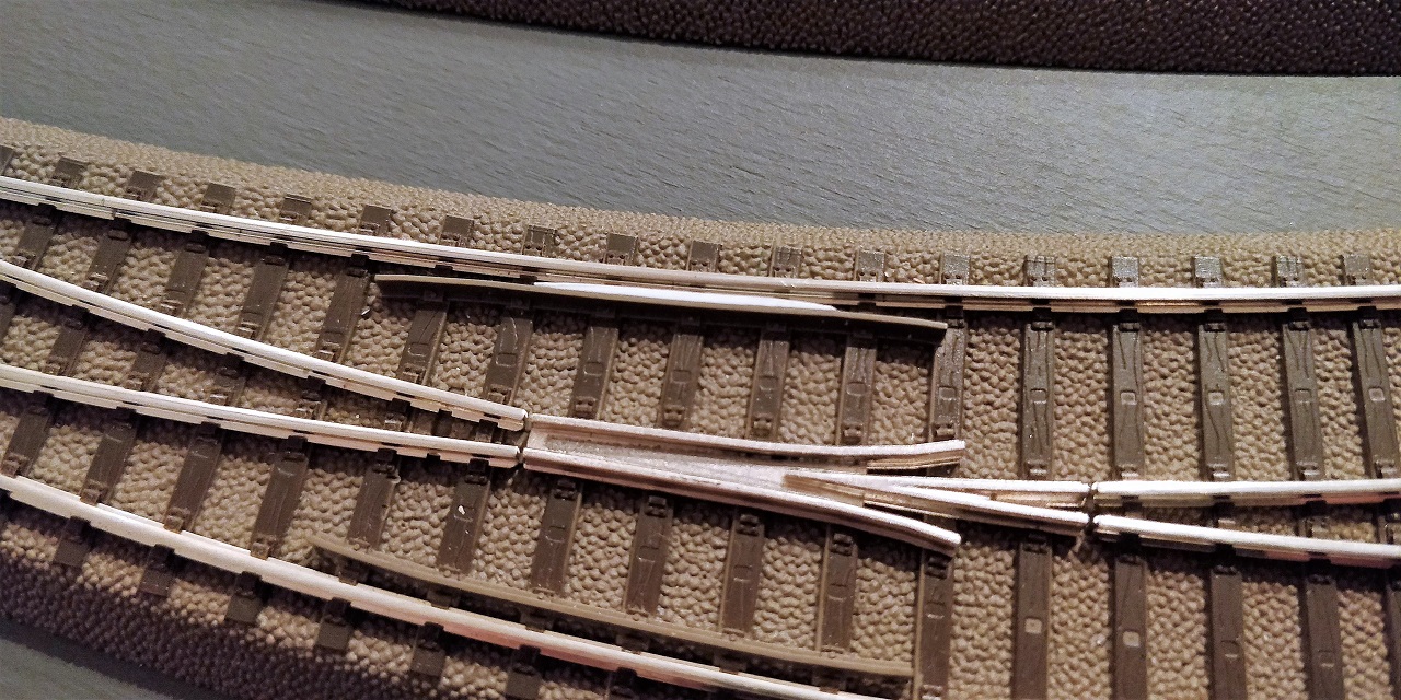 A model train