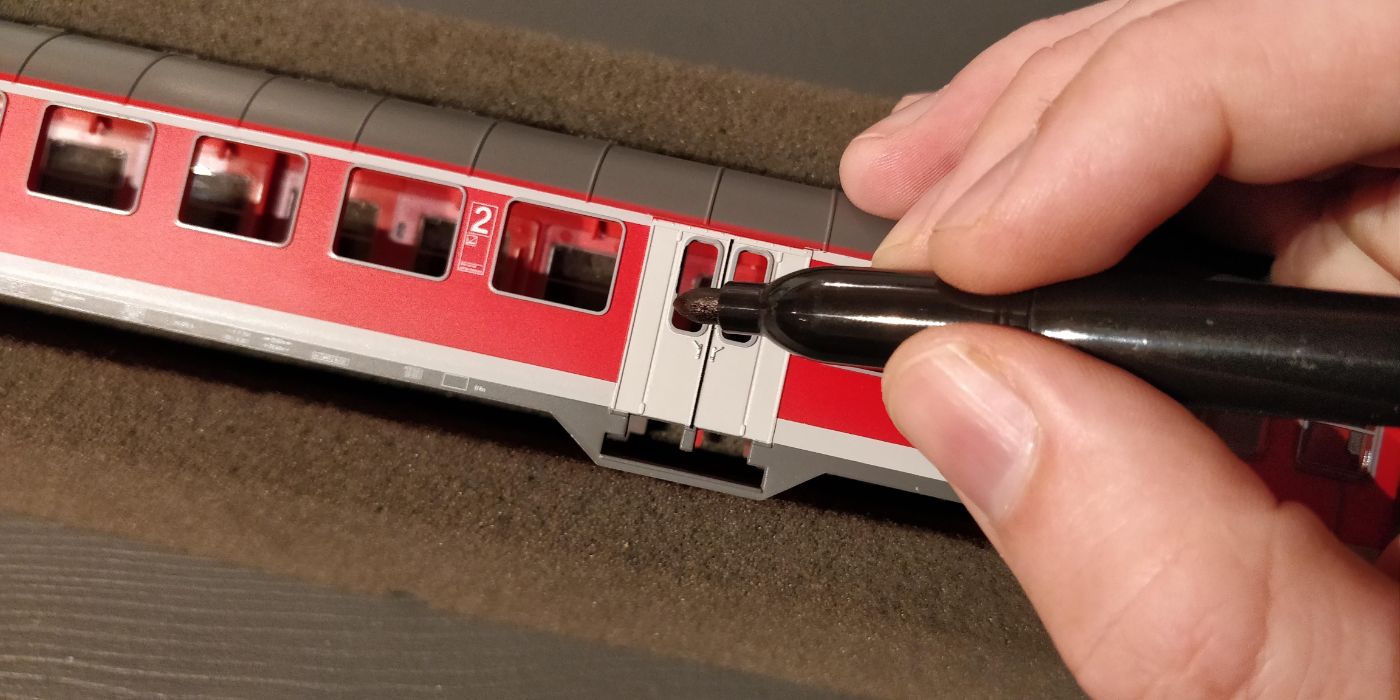 A model train