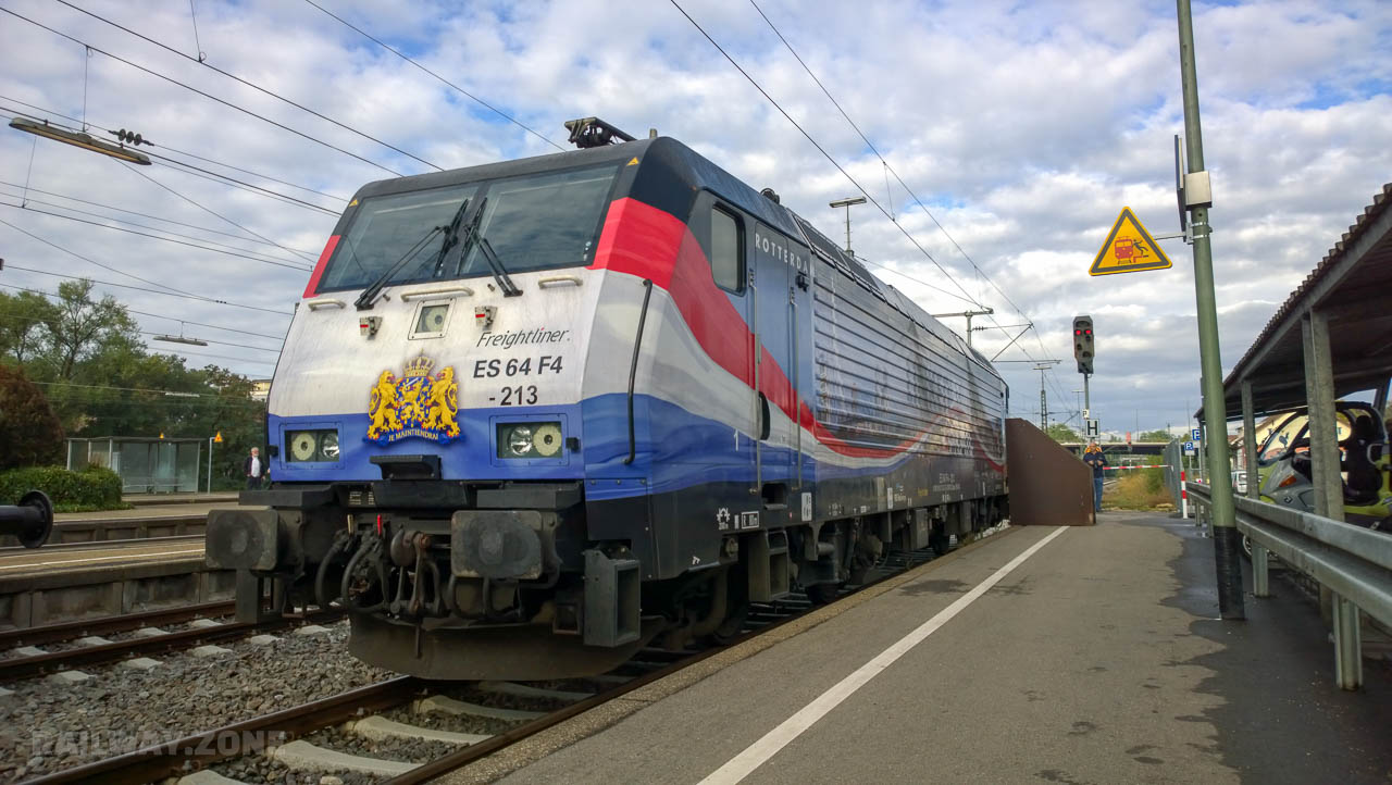 A model train