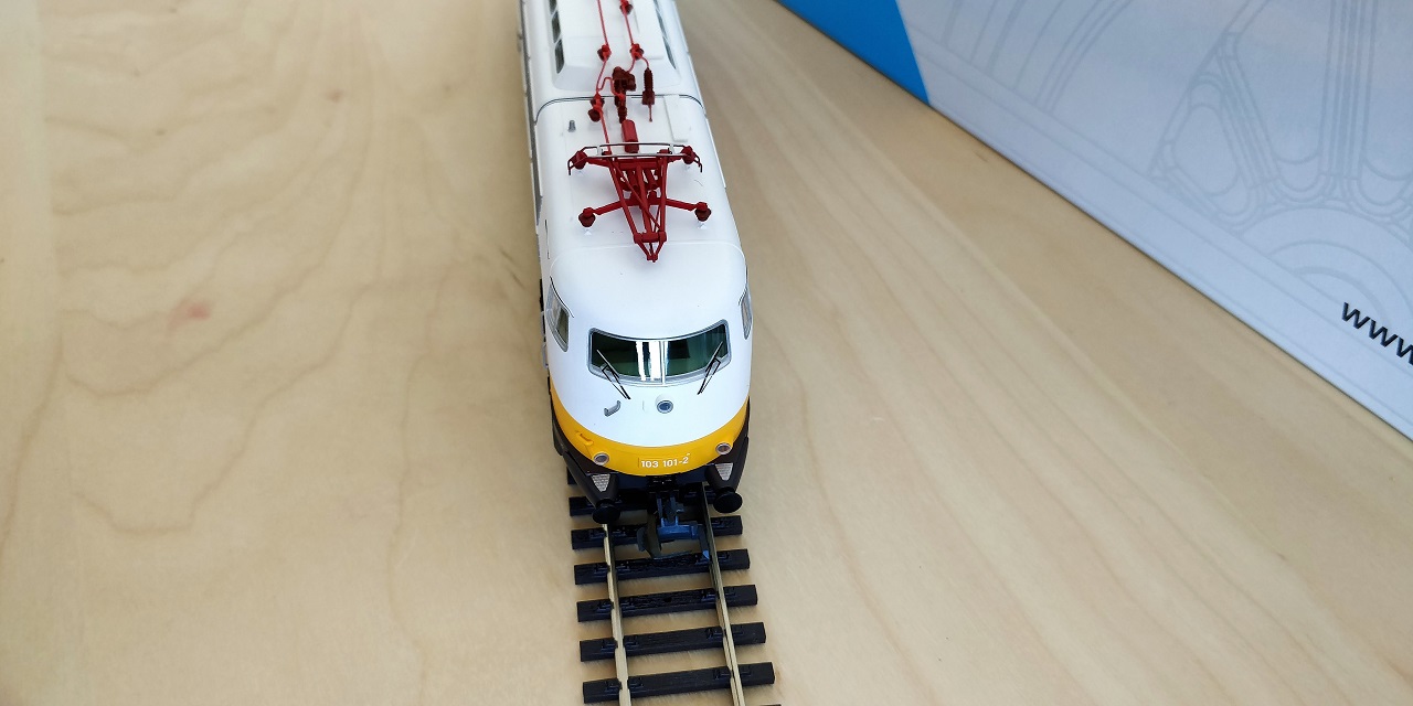 A model train